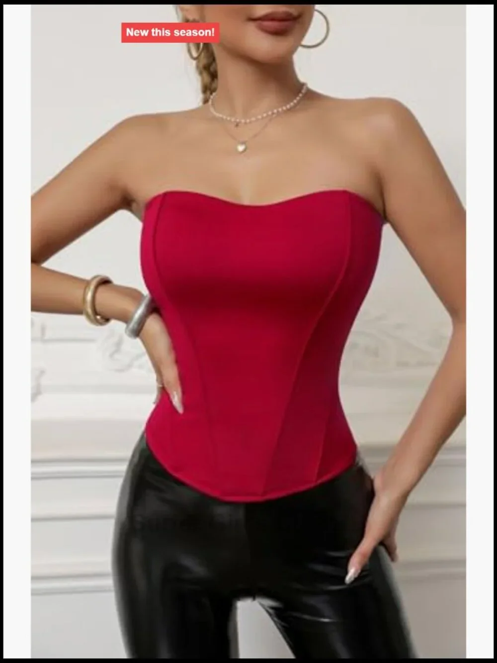 Strapless Corset Top Boning Padded Bust Bustier Adjustable Zipper Body Shaping
